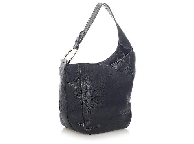Borsa a tracolla in pelle nera di Gucci Greenwich - vista 2