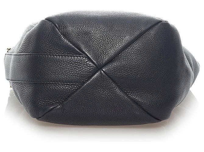 Borsa a tracolla in pelle nera di Gucci Greenwich - vista 4