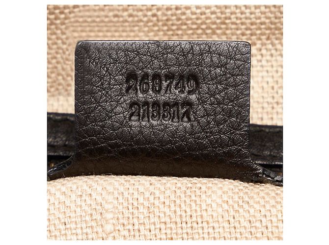 Borsa a tracolla in pelle nera di Gucci Greenwich - vista 7