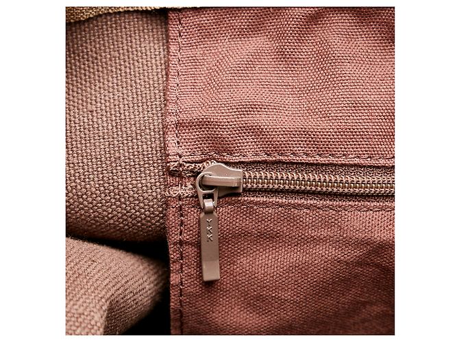 Yves Saint Laurent Bolsa de lona de PVC estampada gris YSL - vista 8