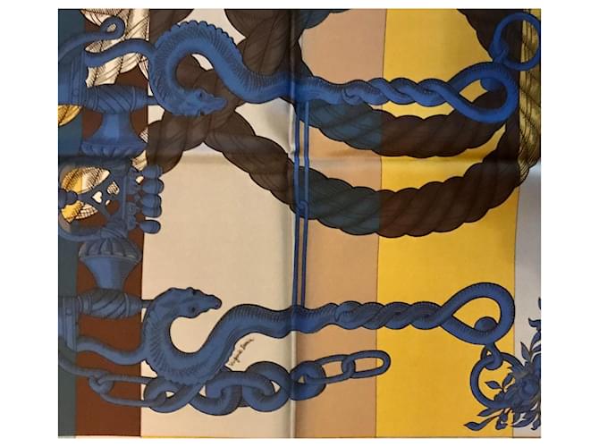 Hermès DELLA CAVALLERIA gefüttertes Gesicht Mehrfarben - Ansicht 9