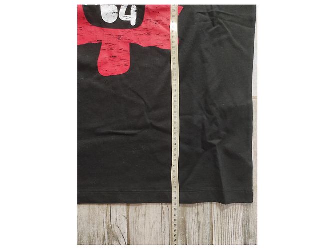 T-shirt nero in cotone Dsquared2 da uomo XL - vista 3