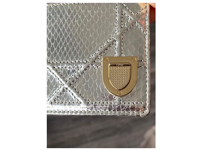 Dior Purses, wallets, cases Silvery - view 4