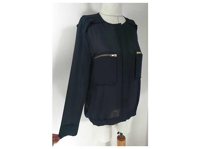Camicia Lullalei nera trasparente By Malene Birger Nero - vista 2