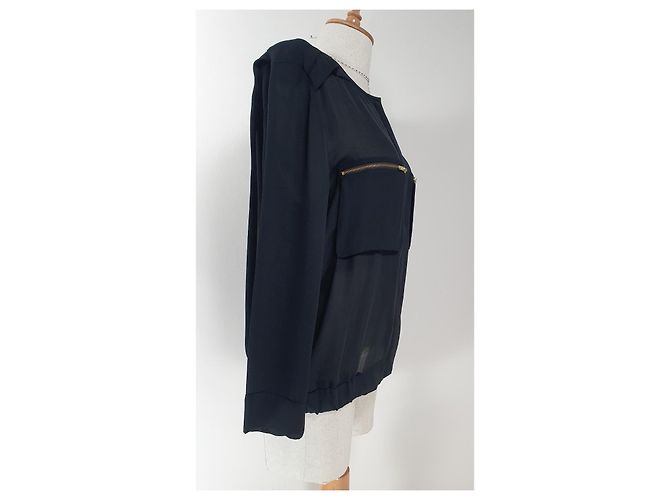 Camicia Lullalei nera trasparente By Malene Birger Nero - vista 3