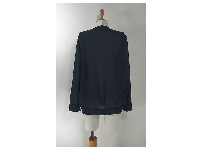 Camicia Lullalei nera trasparente By Malene Birger Nero - vista 4