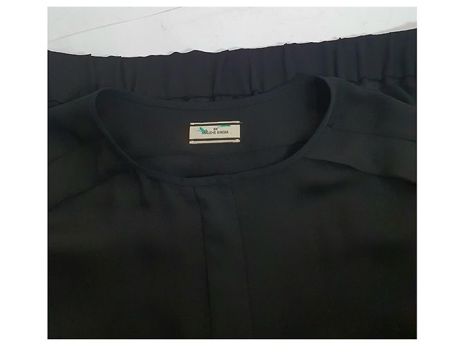 Camicia Lullalei nera trasparente By Malene Birger Nero - vista 5