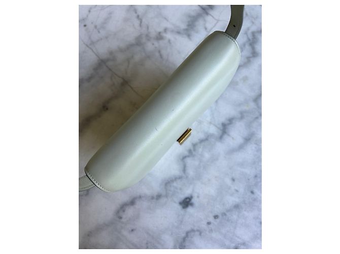 Céline Classic Box Tasche Hellgrünes Leder - Ansicht 5
