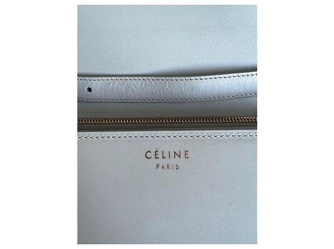 Céline Classic Box Tasche Hellgrünes Leder - Ansicht 8