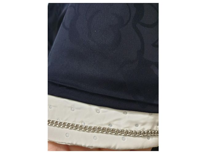 Chanel Jacke Weiß und Dunkelblau - Ansicht 18