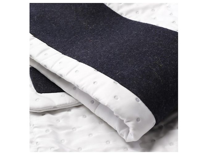 Chanel Jacke Weiß und Dunkelblau - Ansicht 8