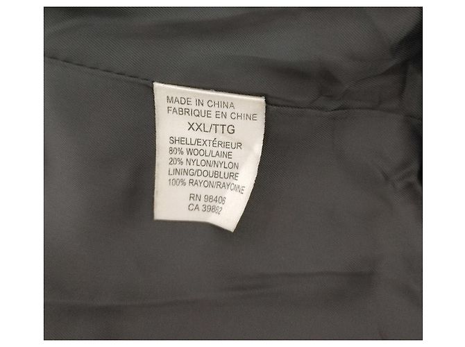 Theory Long Wool Blend Coat Dark Grey - view 7