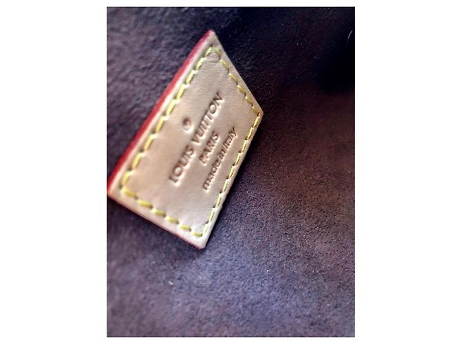 Borsa a mano Louis Vuitton Metis in pelle marrone - vista 5