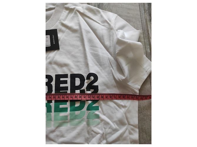 T-shirt in cotone bianco Dsquared2 Uomo M - vista 5