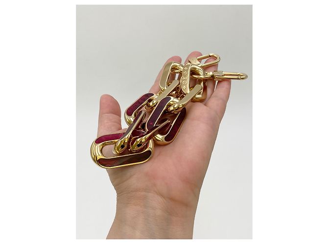 Louis Vuitton Goldkette Schulterriemen BB Orchideen Golden Fuschia - Ansicht 10
