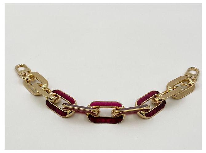 Louis Vuitton Goldkette Schulterriemen BB Orchideen Golden Fuschia - Ansicht 2