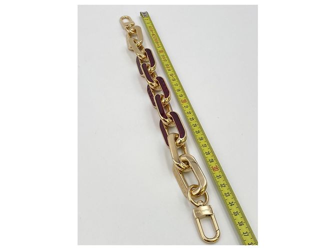 Louis Vuitton Goldkette Schulterriemen BB Orchideen Golden Fuschia - Ansicht 9