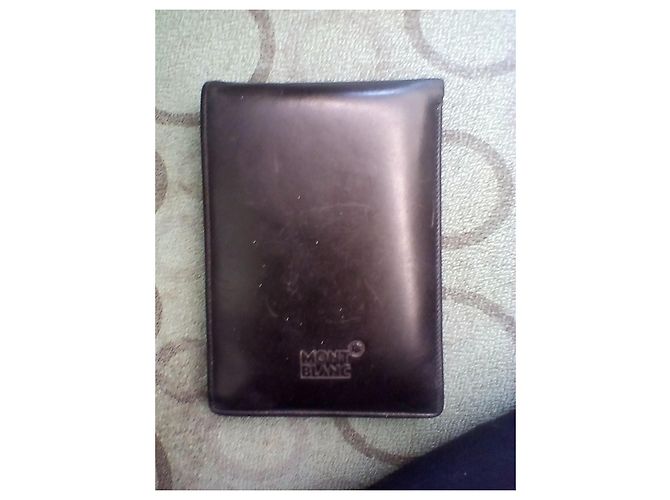 Montblanc Black Leather Wallet - view 2