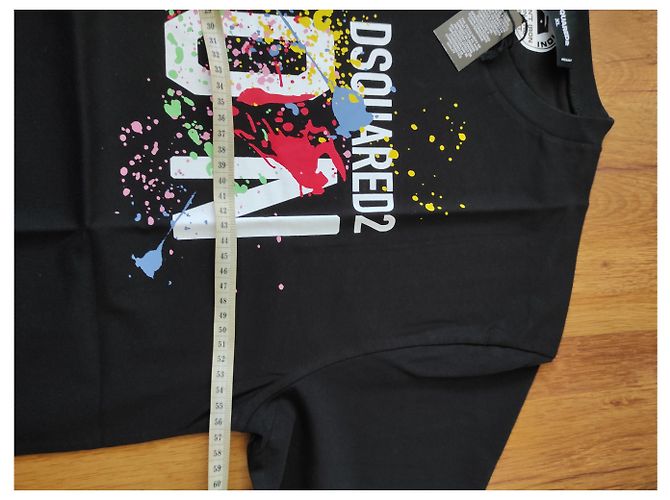 T-shirt Dsquared2 Icon Original Nero in Cotone XL - vista 4