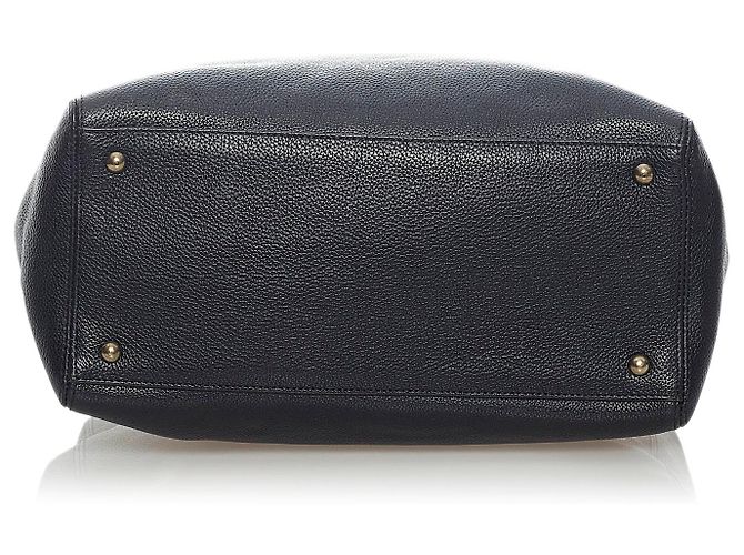 Borsa a mano in pelle nera Executive Cerf Chanel Nero - vista 4
