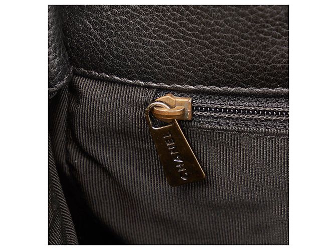 Borsa a mano in pelle nera Executive Cerf Chanel Nero - vista 8
