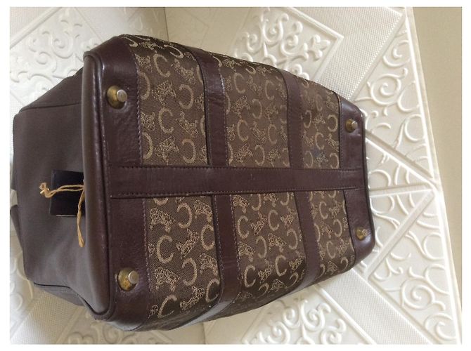 Borsa a mano Céline Doctors in pelle marrone - vista 2