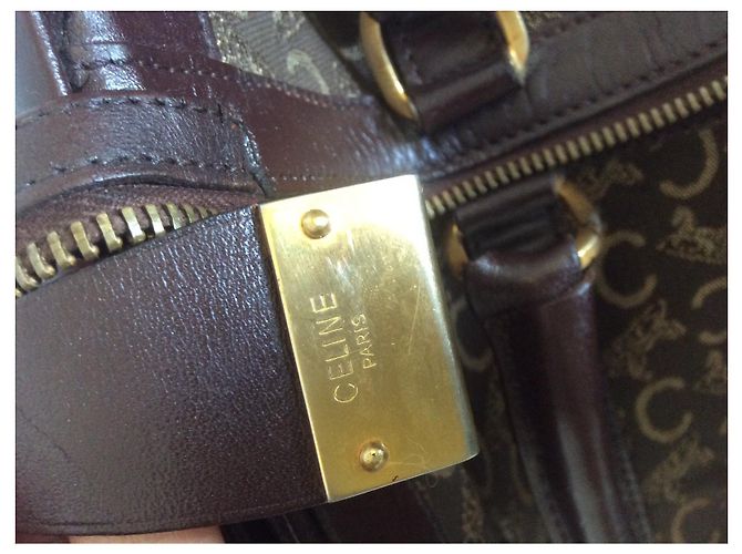 Borsa a mano Céline Doctors in pelle marrone - vista 4