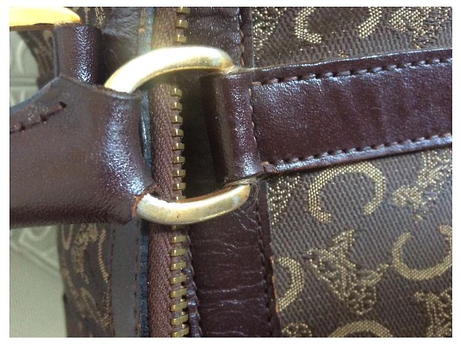 Borsa a mano Céline Doctors in pelle marrone - vista 5