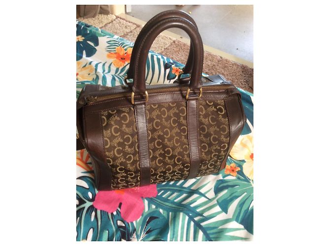 Borsa a mano Céline Doctors in pelle marrone - vista 6