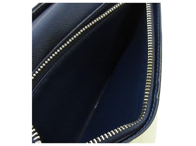 Louis Vuitton Portefeuille Brazza Azul marino - vista 4