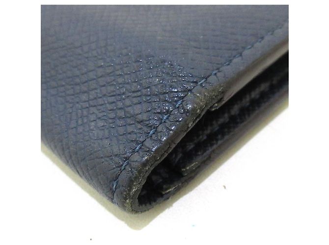 Louis Vuitton Portefeuille Brazza Azul marino - vista 7