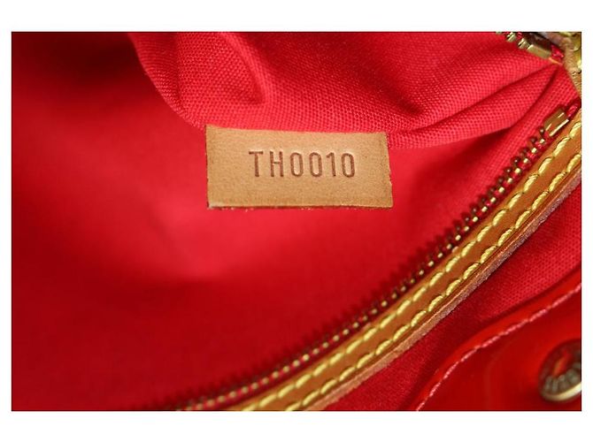 Louis Vuitton XL-Einkaufstasche mit rotem Monogramm Vernis Reade GM - Ansicht 11