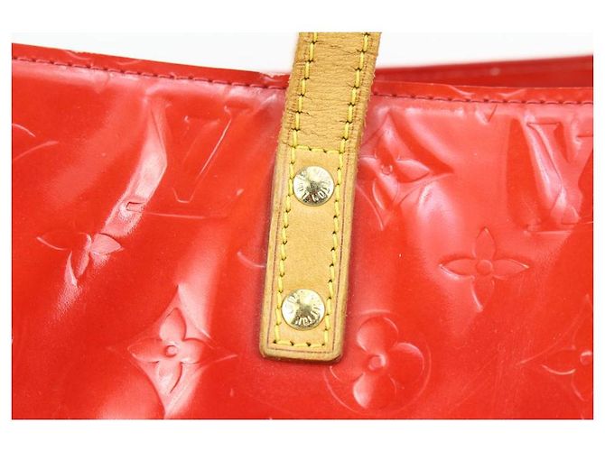 Louis Vuitton XL-Einkaufstasche mit rotem Monogramm Vernis Reade GM - Ansicht 3