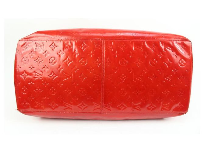 Louis Vuitton XL-Einkaufstasche mit rotem Monogramm Vernis Reade GM - Ansicht 6