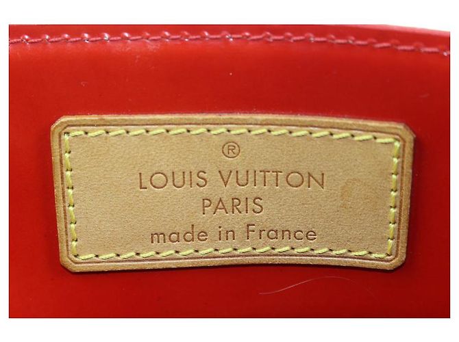 Louis Vuitton XL-Einkaufstasche mit rotem Monogramm Vernis Reade GM - Ansicht 9