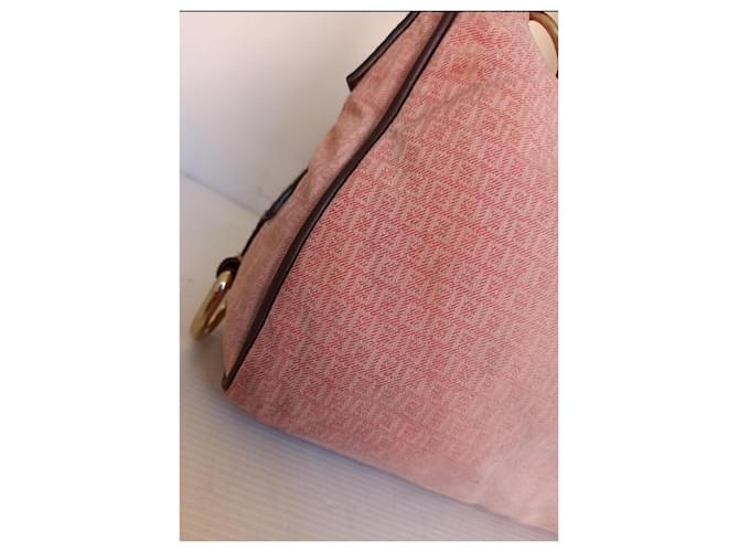 Fendi mini bag borsa rosa monogram - vista 14