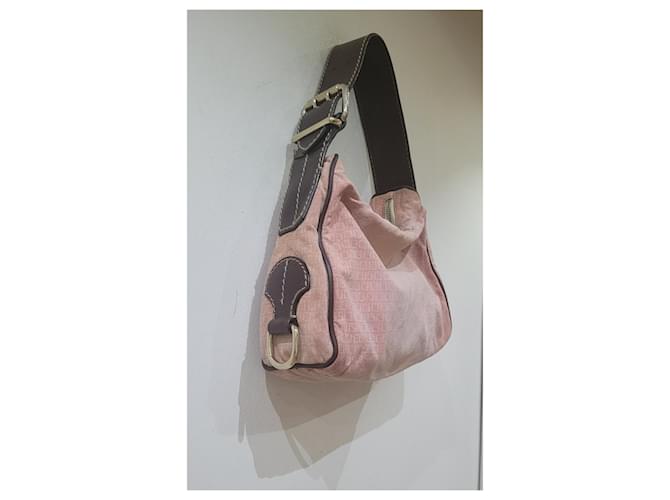 Fendi mini bag borsa rosa monogram - vista 17