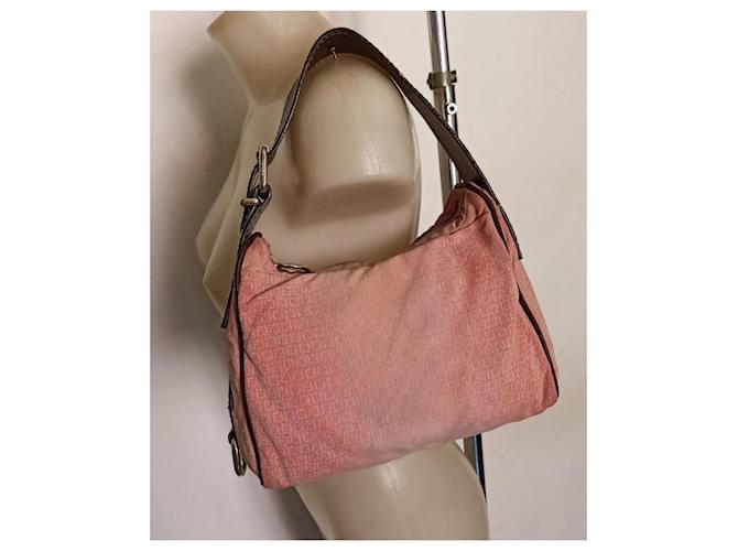 Fendi mini bag borsa rosa monogram - vista 9