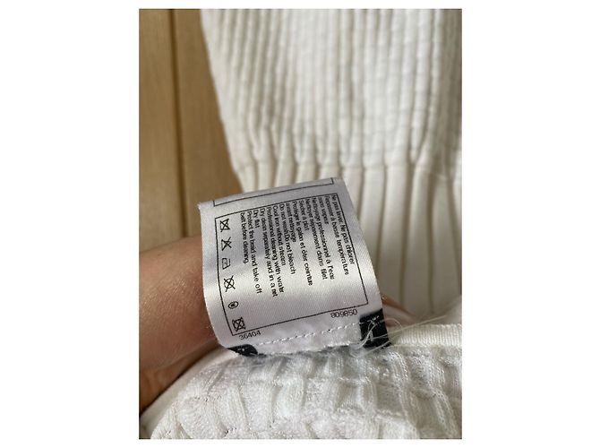 Cambon Chanel-Tweed-Top-Kleid, figurbetonter eckiger Ausschnitt Schwarz Weiß Grau - Ansicht 5