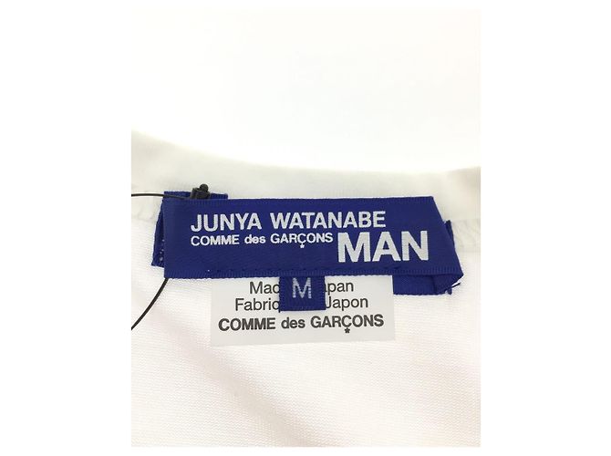 JUNYA WATANABE COMME des GARCONS HOMBRE 20SS/REAL REVIEW TEE/Camiseta/M/Algodón/BLANCO - vista 3