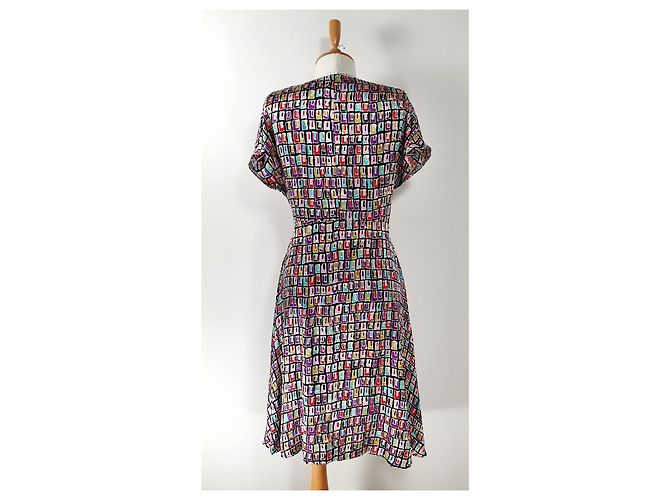 Autre Marque Vestido de seda Avoca Anthology Multicolor - vista 4