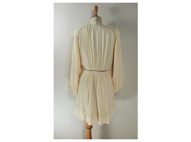Free People Kleid Beige Modal Rayon M - Ansicht 4