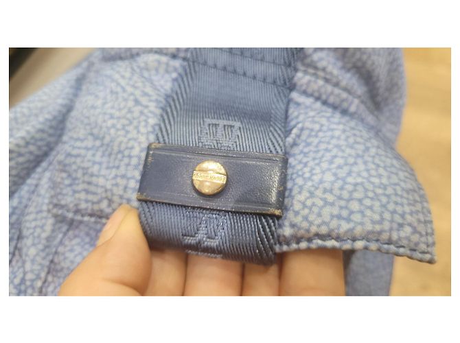 Autre Marque Borbonese borsa tracolla tote bag Blu chiaro - vista 14