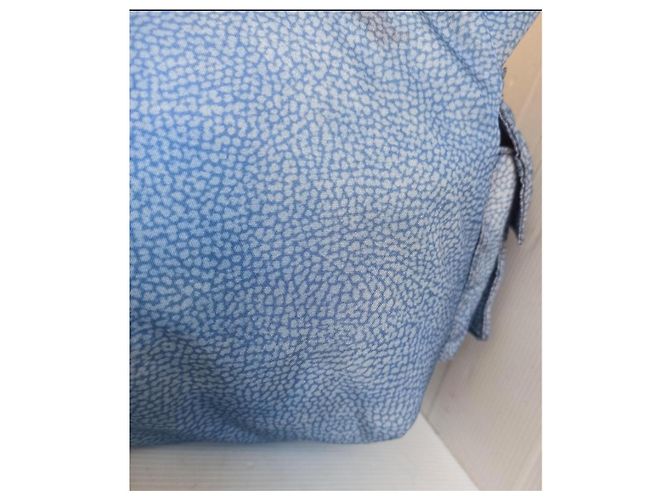 Autre Marque Borbonese borsa tracolla tote bag Blu chiaro - vista 9