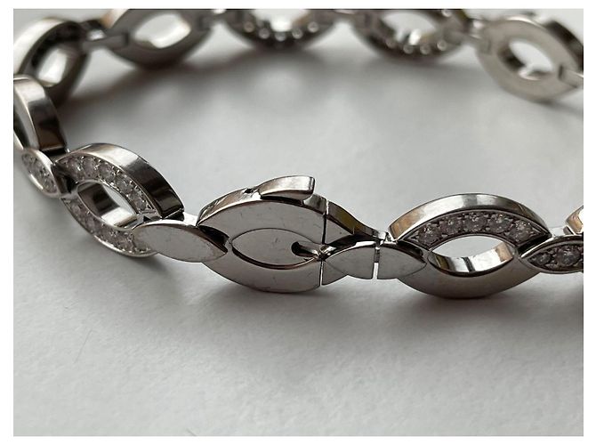 Bracciale Cartier Diadea Oro Bianco Metallico - vista 6