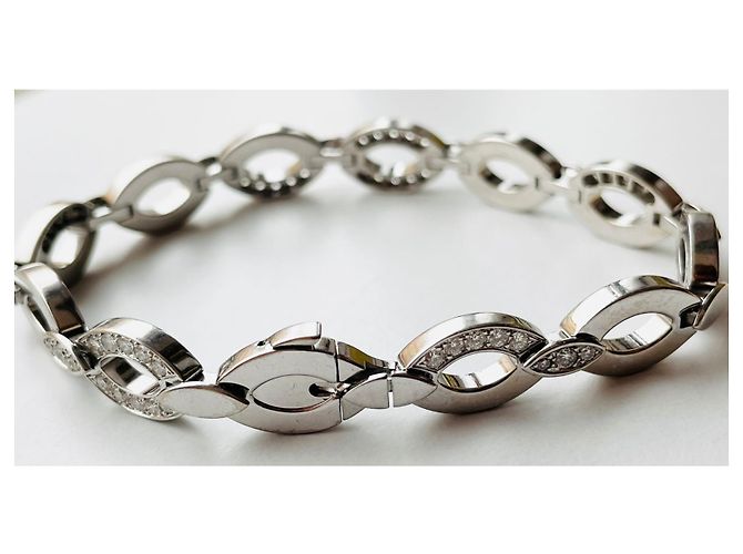 Bracciale Cartier Diadea Oro Bianco Metallico - vista 9