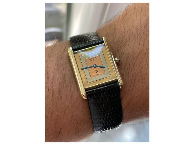 Cartier Tank Must Uhr Silber Mehrfarben - Ansicht 2