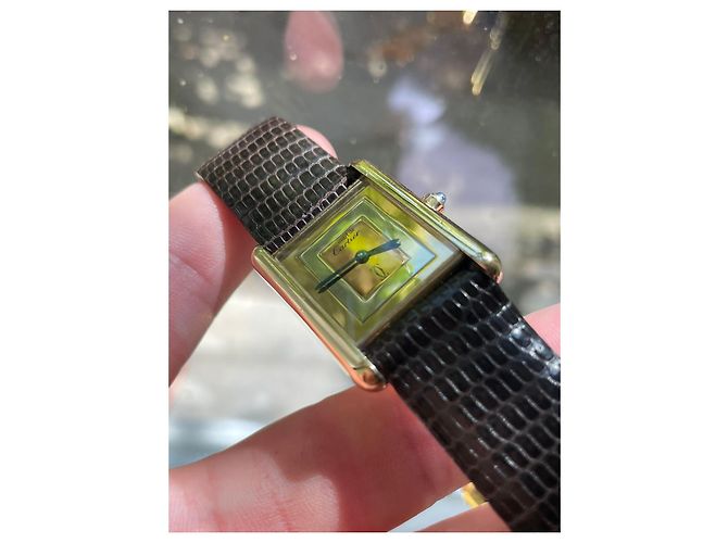Cartier Tank Must Uhr Silber Mehrfarben - Ansicht 3