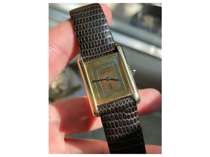 Cartier Tank Must Uhr Silber Mehrfarben - Ansicht 5