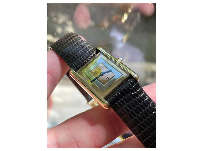 Cartier Tank Must Uhr Silber Mehrfarben - Ansicht 7